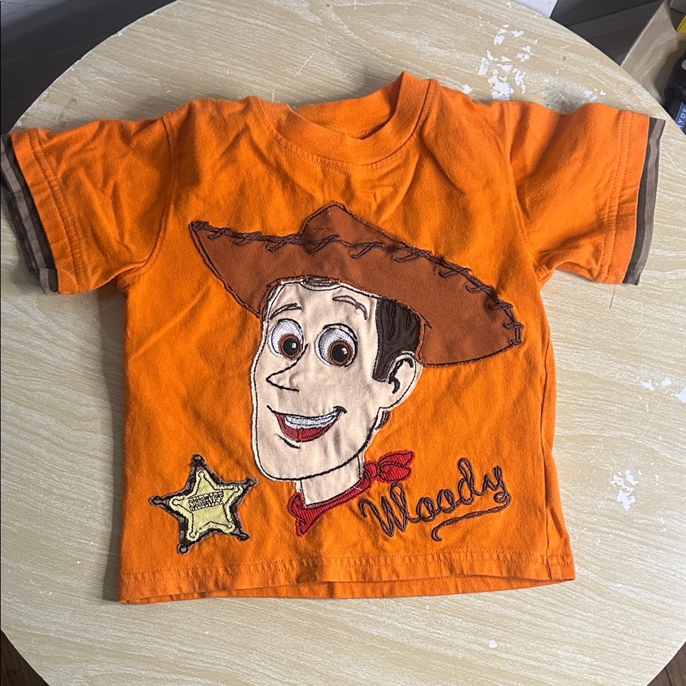 Disney Woody Orange Short Sleeve Tee